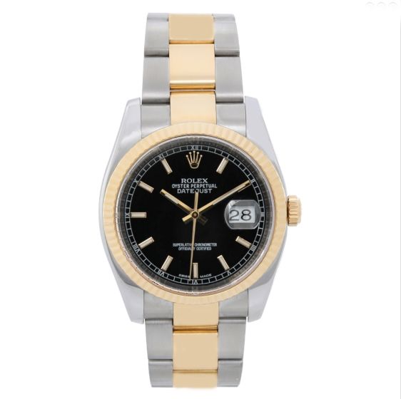 Rolex Datejust Steel & Gold 2-Tone Men's Watch 116233