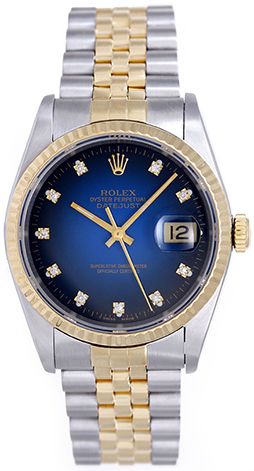 Rolex Datejust Men's 2-Tone Watch 16233