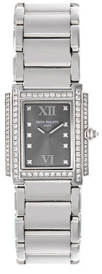 Patek Philippe Twenty-4 Ladies Diamond Watch 4908-200G 