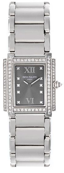 Patek Philippe Twenty-4 Ladies Diamond Watch 4908-200G 