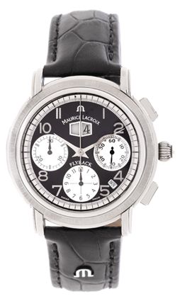 Men's Maurice Lacroix Masterpiece Flyback Annuaire Chronograph Watch MP6098-SS001