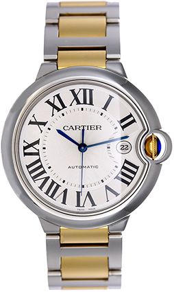 Cartier Ballon Bleu 2-Tone Large Men's Watch W69009Z3 