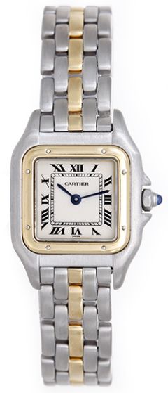 Cartier Panther Ladies 2-Tone Steel & Gold Panthere Watch