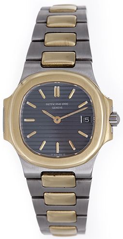 Wings Barmhjertige udsættelse Patek Philippe Nautilus Steel Gold 2-Tone Ladies Watch 4700/1