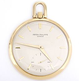 Patek Philippe Yellow Gold Open Face Vintage Pocket Watch