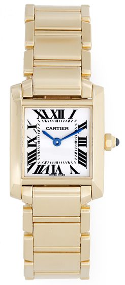Cartier Tank Francaise 18k Yellow Gold Watch W50002N2 