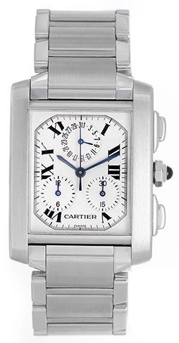 Cartier Tank Francaise Chronograph Men's Watch W51001Q3