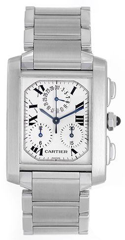 Cartier Tank Francaise Chronograph Men s Watch W51001Q3