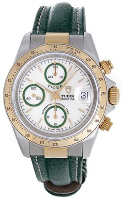 Tudor Tiger Woods Green Chronograph Men's Automatic Watch 