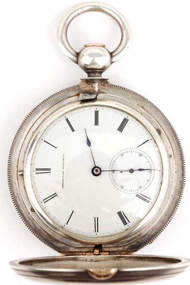 Waltham American Watch Co. Grade Nickel Model 1860 Pocket Watch
