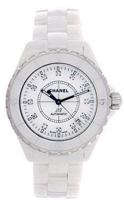 Chanel J12 White Diamond Midsize Watch H1629