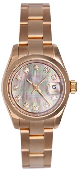 Ladies Rolex President Watch Rose Gold 179165