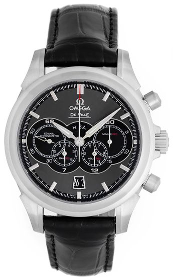 Omega DeVille Men's Stainless Steel Co-Axial Chronograph Unused 422.13.41.52.06.001 Watch