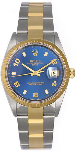 Rolex Date Men's 2-Tone Watch 15223