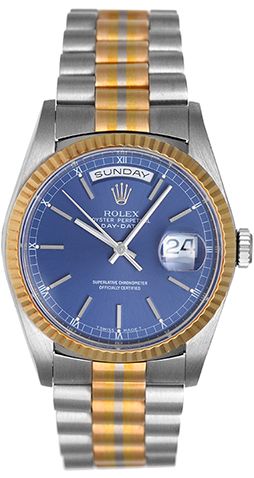 Rolex President Day/Date Tridor Men's  Watch 18039B