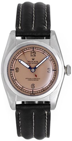 Rolex Vintage Bubbleback 2940 Men's Stainless Steel Watch