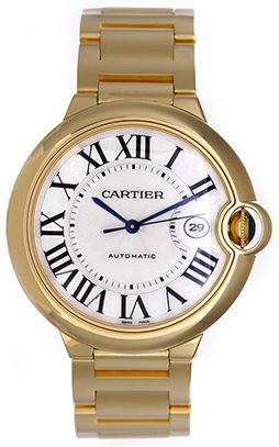 Cartier Ballon Bleu Yellow Gold Large Watch 42mm W69005Z2 