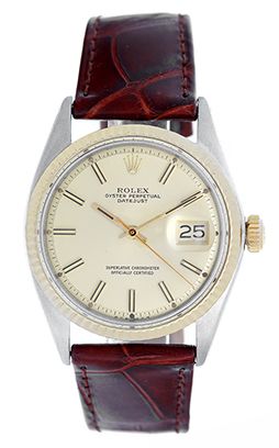 Rolex Datejust Men's Steel & Gold 2-Tone Watch 1601 