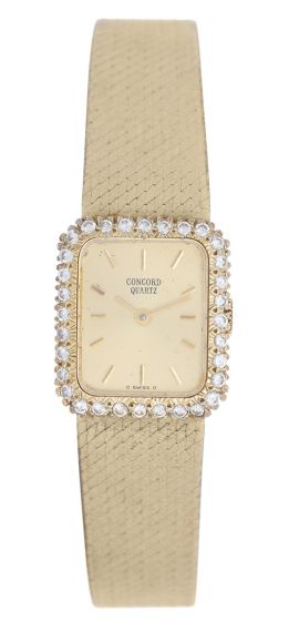 Concord Vintage 14K Yellow Gold Dress Watch