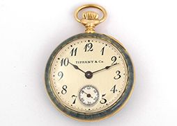 Beautiful Vintage Tiffany Ladies 14k Yellow Gold Pocket or Pendant Watch