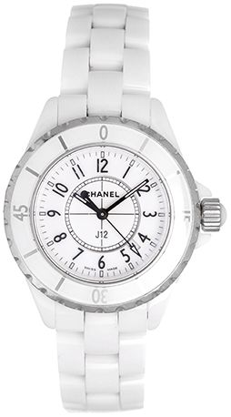 Chanel J12 White Ceramic Ladies Watch H0968