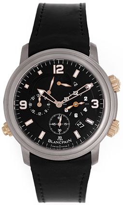 Blancpain Leman Reveil GMT Alarm Men's Watch 2041-12A30-63B