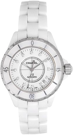 white chanel j12 watch box