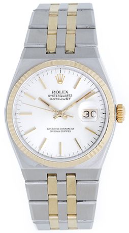 Rolex Oysterquartz Datejust 2-Tone Men's Watch 17013