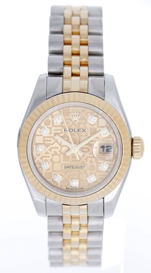 Rolex  Datejust 2-tone Steel & Gold Ladies Watch 179173
