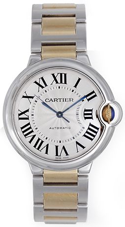 Cartier Ballon Bleu 2-Tone Midsize Automatic Watch W6920047