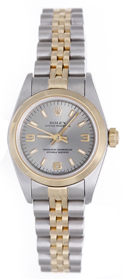 Rolex Ladies Oyster Perpetual 2-Tone Watch 67193