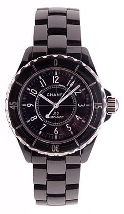 Chanel J12 Black Automatic Midsize Watch H0685