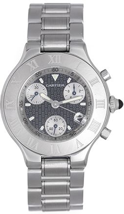 Cartier Must De 21 Chronoscaph Chronograph W10172T2 