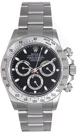 Rolex Daytona Stainless Steel Chronograph Watch 116520 