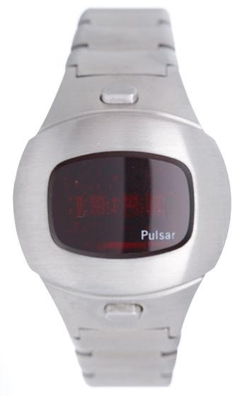 Vintage Collectible Pulsar Digital Watch with LED Display 