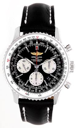 Breitling Navitimer 01 Chronograph Watch Black Dial AB012012 