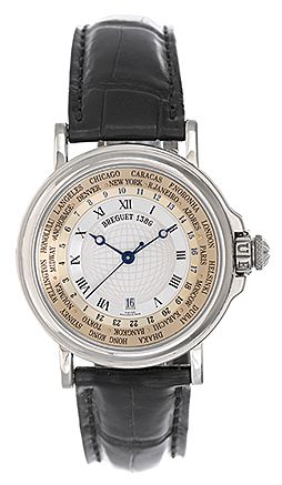 Breguet Marine Hora Mundi Men's White Gold Watch