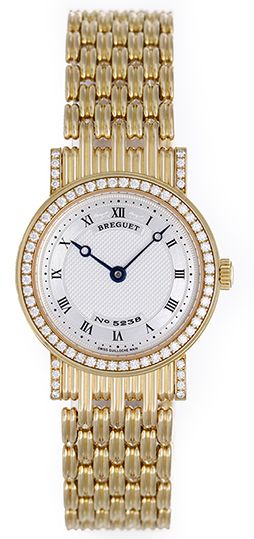 Breguet Classique Ladies 18k Yellow Gold & Diamond Watch 