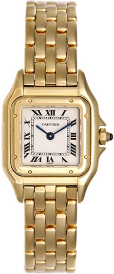 Cartier Panther Ladies 18k Yellow Gold Watch W25022B9
