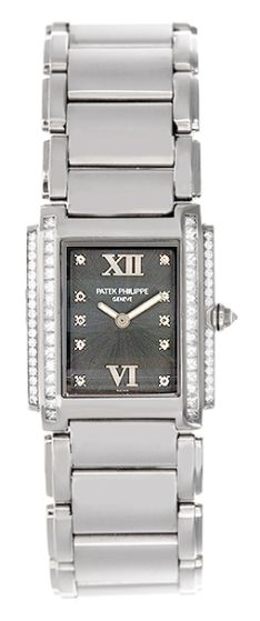 Patek Philippe Twenty-4 18k White Gold & Diamond 4910/20G 