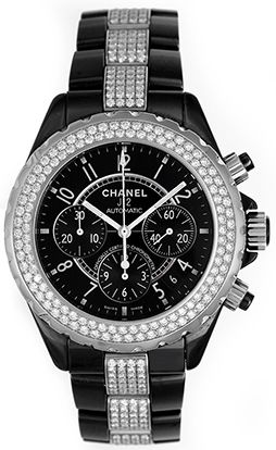 chanel watches for women black