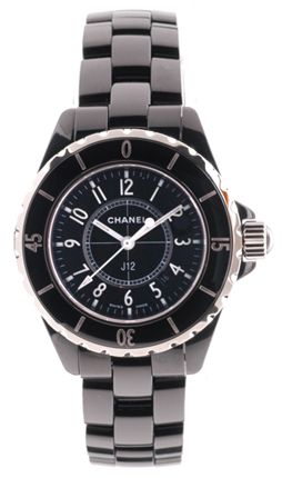 Chanel J12 Black Quartz Ladies Watch H0682