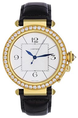 Cartier Pasha 18k Gold Diamond Unisex Watch WJ120351 
