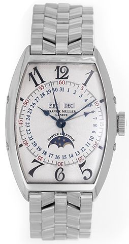 Franck Muller Master Calendar 18k White Gold Men's Watch 