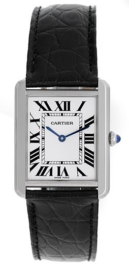Cartier Large Tank Solo Stainless Steel Watch W5200003