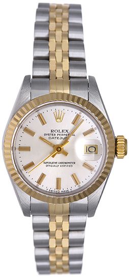 Ladies Rolex Date 2-Tone Steel & Gold Automatic Watch 6917