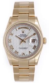 Rolex day date pyramid dial top