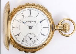Hampden 14k gold pocket watch 2025