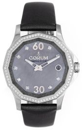 CORUM レデイース Corum Bubble 47 Green Python Limited Edition Stainless Steel