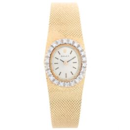 Vintage ladies rolex watch with diamonds cheap